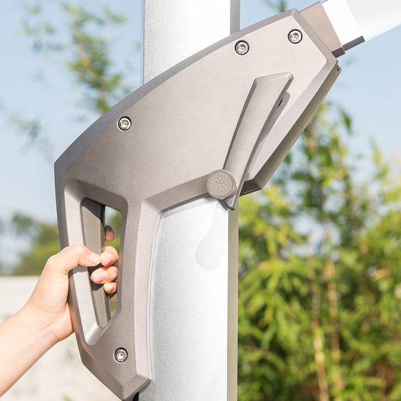 12ft Cantilever Solar Umbrella with LED Lights - Image 4