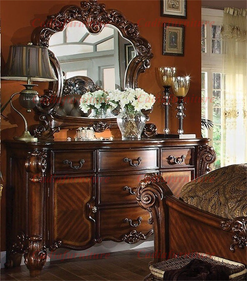 High Bedroom Set Bed Antique Design Furniture End Royal - Image 5