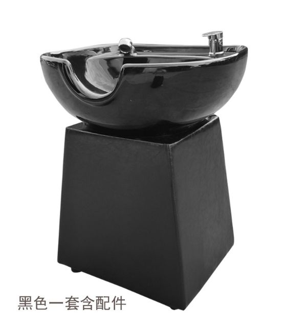 Salon Bed Vertical Ceramic Basin Hair Washing Accessories Head Spa - Image 5