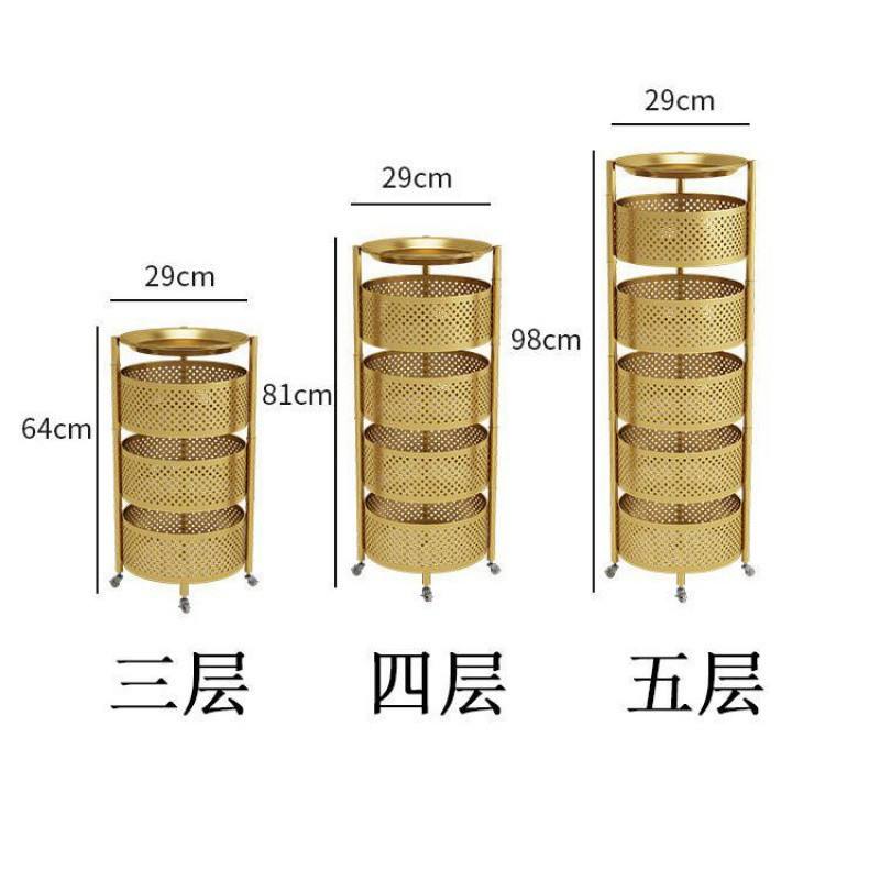 Gold Makeup Salon Cart Trolley Tiers Pedicure Spa Nail - Image 5