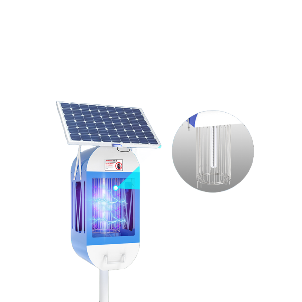 Solar-Powered Agricultural Insect Killer Lamp