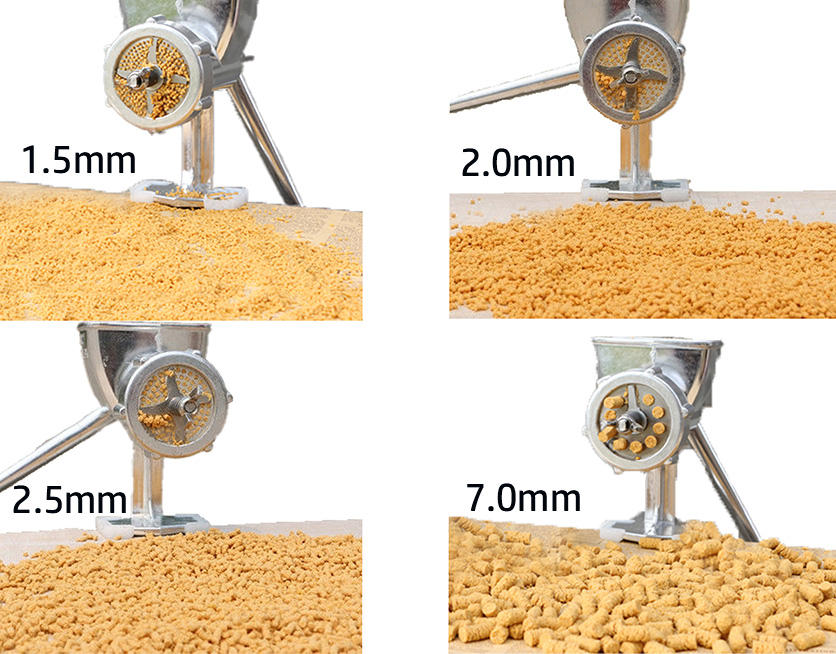 Machine Manual Fish Feed Making Machines Birds Bait Granulator - Image 6