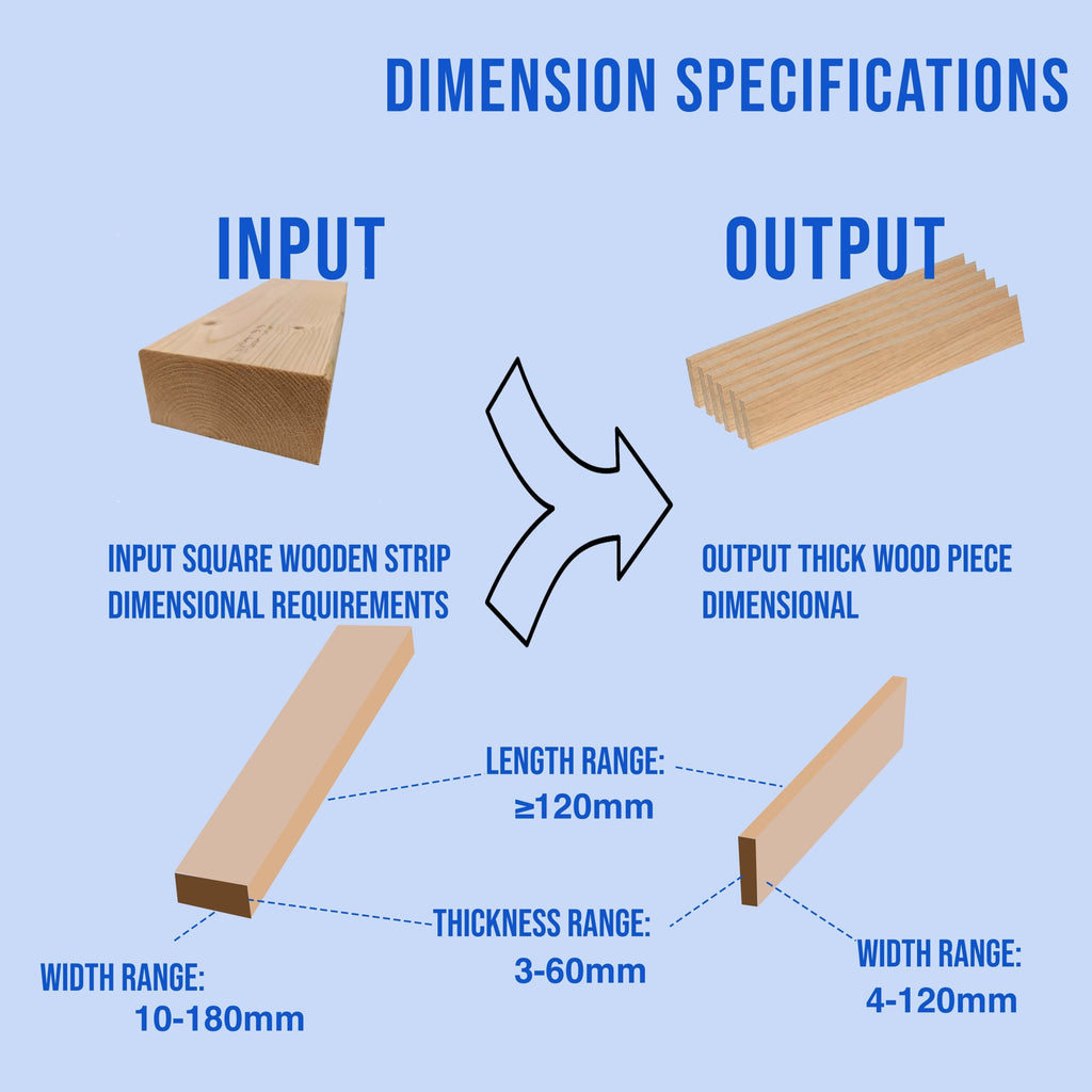 High Wood Machine Efficiency Multi Blade Ripsaw Square Timber - Image 5