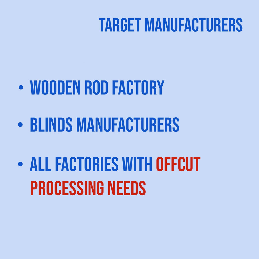 Wood Machine Offcuts Triangular Strip Reuse Processing Ripsaw - Image 5