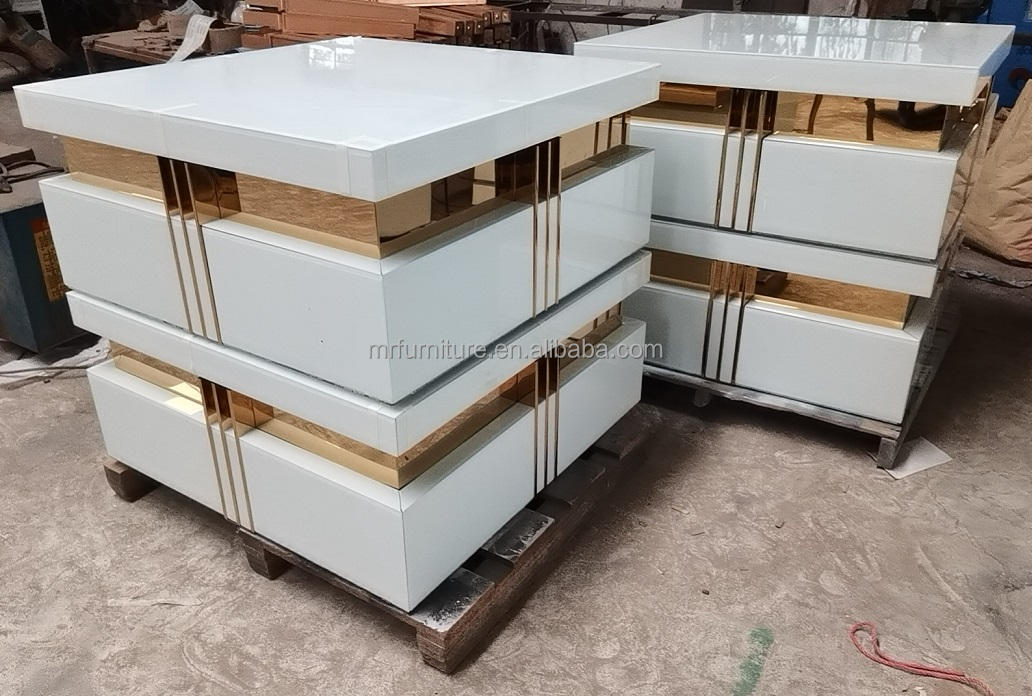 Gold Stainless Steel Living Home Hotel Table Newest - Image 6