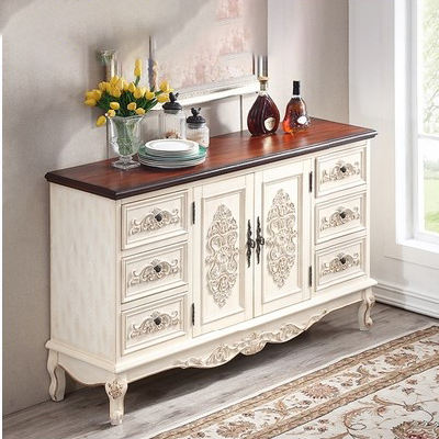 Living Bedroom Kitchen Console Table Cabinet Retro Room Wooden Entryway - Image 6