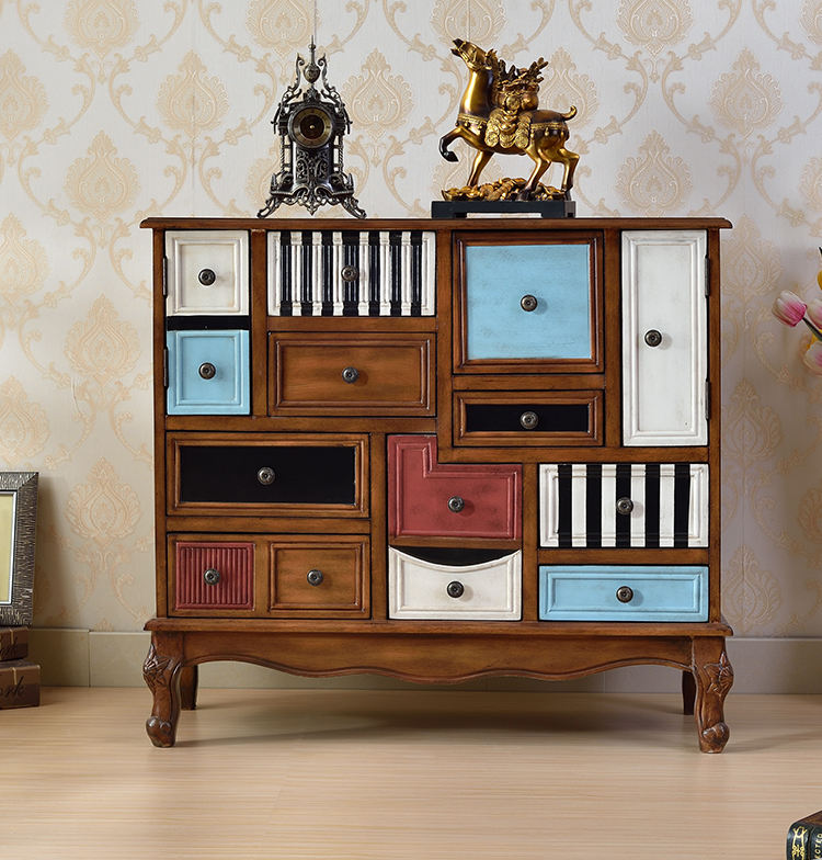 Smart Living Cabinet Multi-color Combination Drawer Room - Image 6