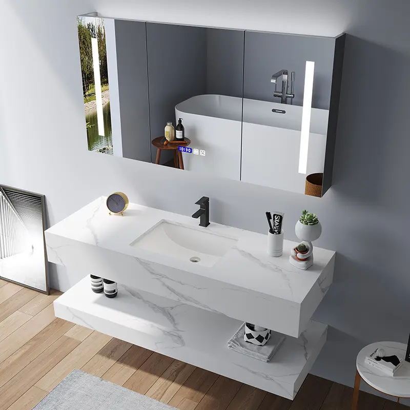 Smart Bathroom Mirror Cabinet And Basin - Image 6