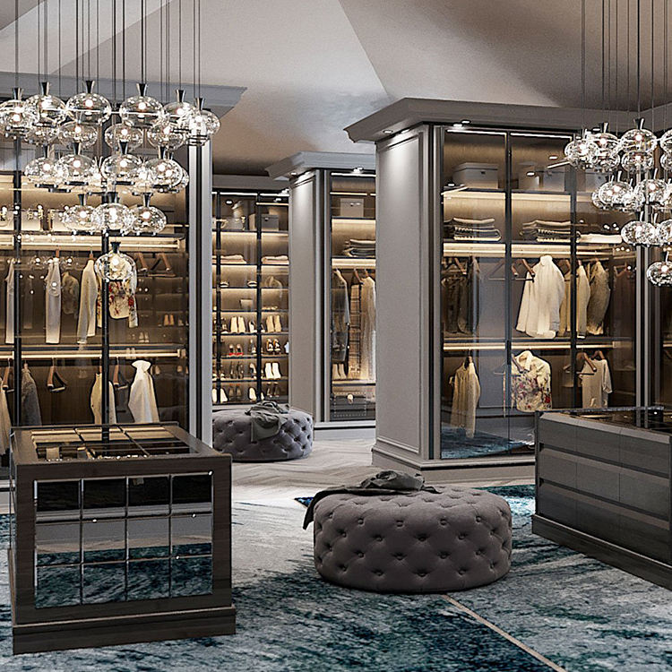 Sliding Mirror Glass Walk In Closet - Image 6