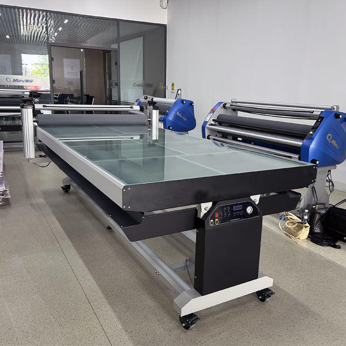 Machine 1300*2500mm Cold Warm Flatbed Laminator Lf1325-b4 Flat Laminating - Image 6