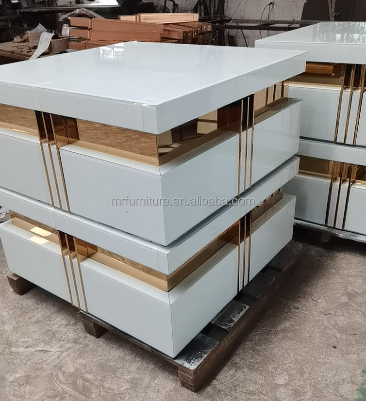 Gold Stainless Steel Living Home Hotel Table Newest - Image 7