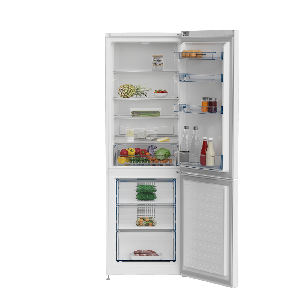 Defy 350L Bottom Freezer Fridge DAC621 | White Combi Fridge
