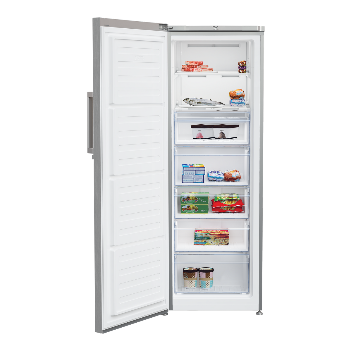 Defy 250L Upright Freezer Titanium Inox (DUF250)