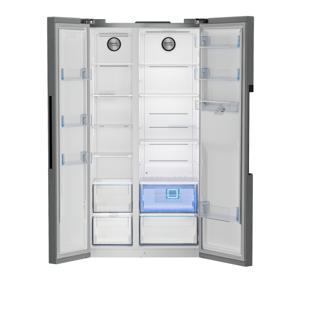 Defy 555L Side by Side Fridge DFF647(Dark Inox)