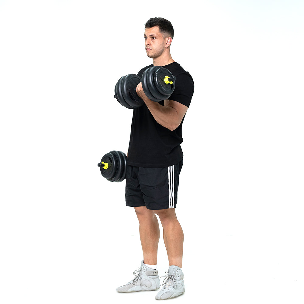 Plastic Dumbbell & Barbell Set 40kg (3–6 Month Warranty) - Image 6